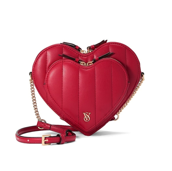 Victoria's Secret Heart-Shaped Crossbody Bag - Picture 1 of 8